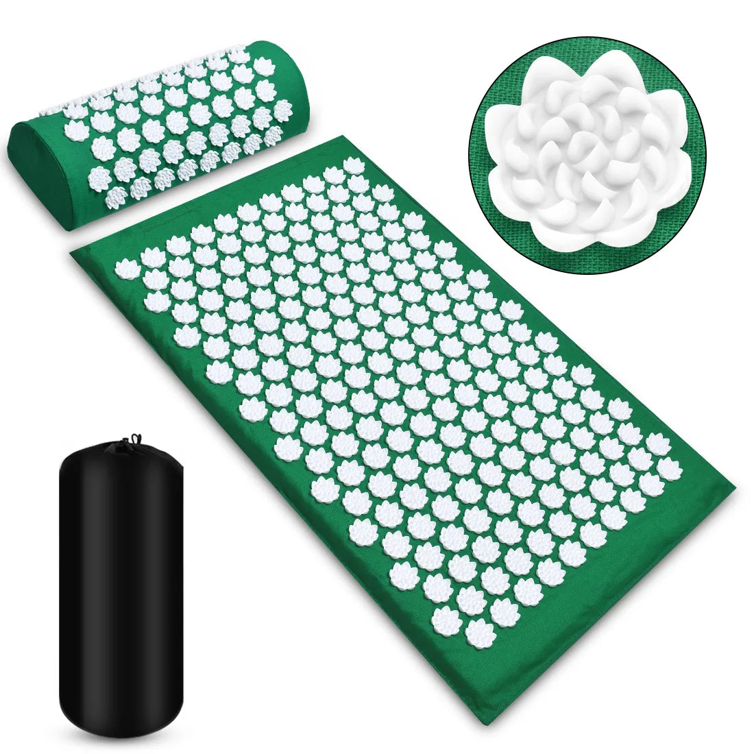 Acupoint decompression Back body pain needling pad acupuncture and moxibustion yoga massage pad Vibration pad Massage yoga pad