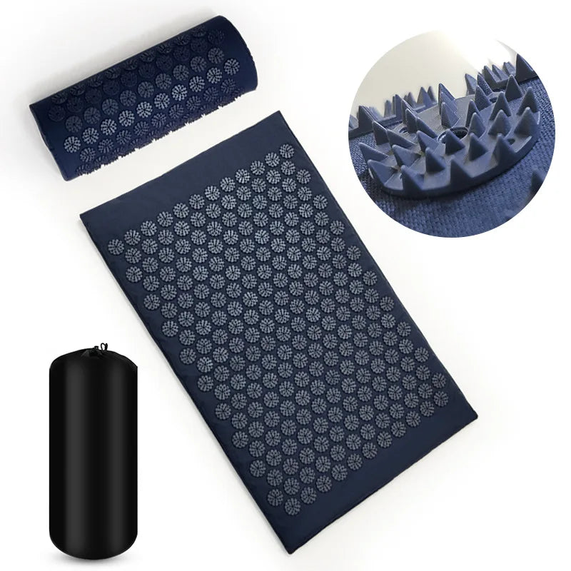 Acupoint decompression Back body pain needling pad acupuncture and moxibustion yoga massage pad Vibration pad Massage yoga pad