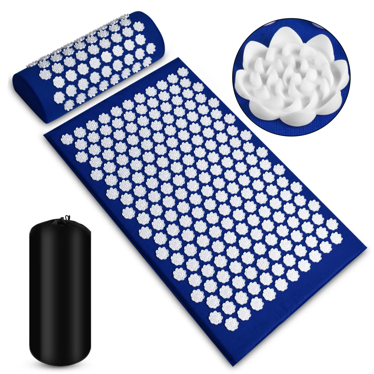 Acupoint decompression Back body pain needling pad acupuncture and moxibustion yoga massage pad Vibration pad Massage yoga pad